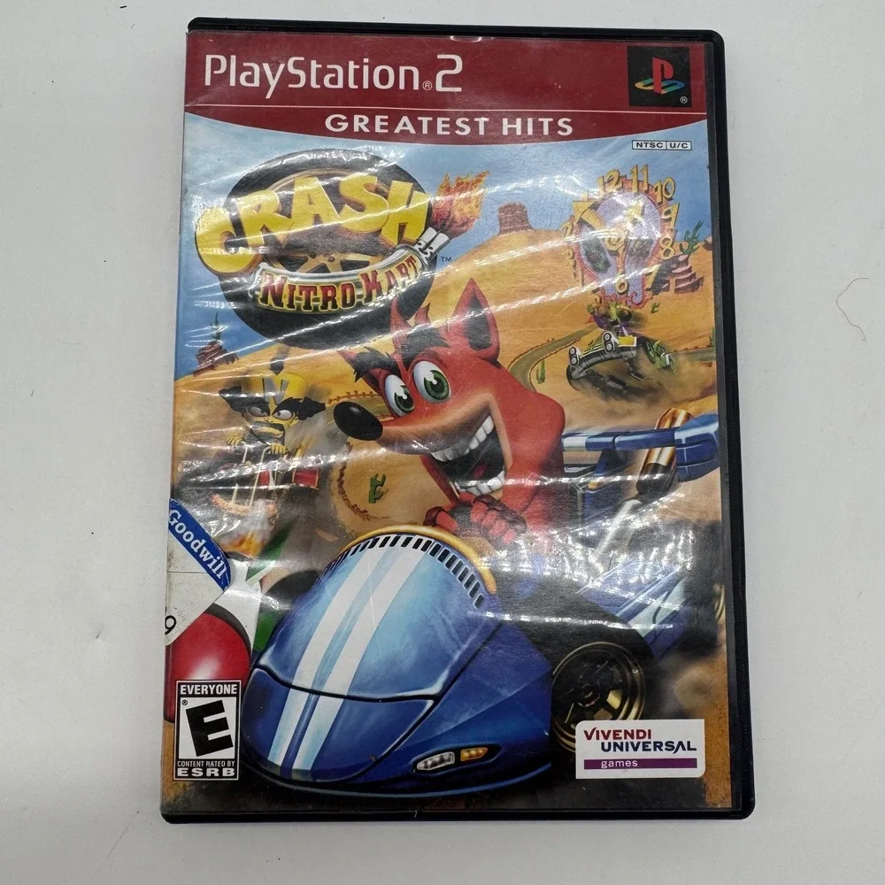Crash Nitro Kart Sony PlayStation 2 PS2 Greatest Hits Racing Game
